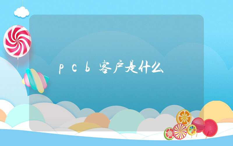 pcb客户是什么