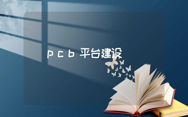 pcb平台建设